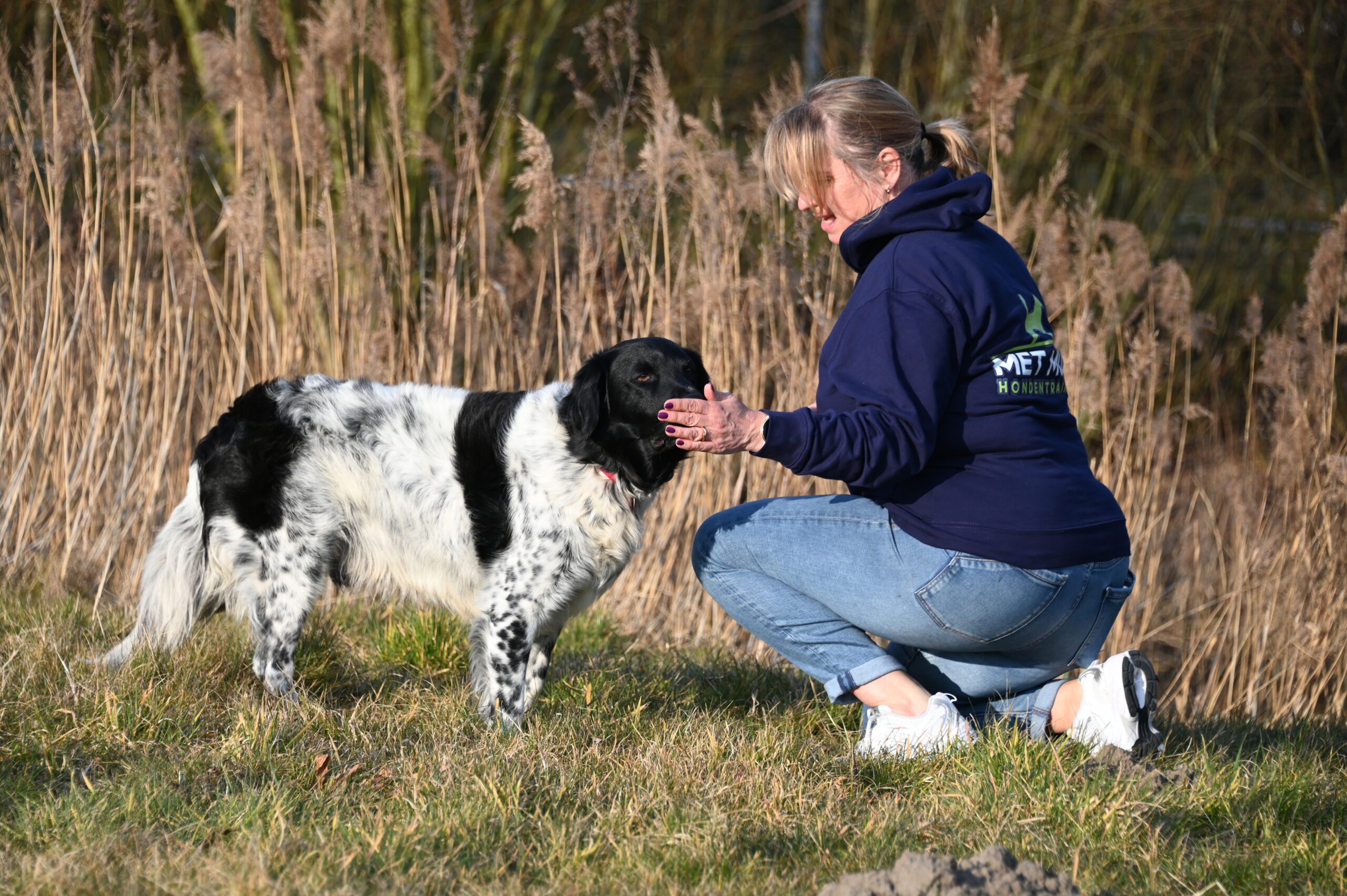 Met Muur Hondenschool Hondentraining Puppytraining Pubertraining Jonge hond training Vijfhuizen Hoofddorp
